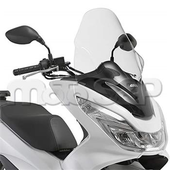 1163DT plexi ciré Honda PCX 125 (18-19), vxš=850x630 mm, o 390 mm vyšší než originál