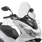 1163DT plexi ciré Honda PCX 125 (18-19), vxš=850x630 mm, o 390 mm vyšší než originál