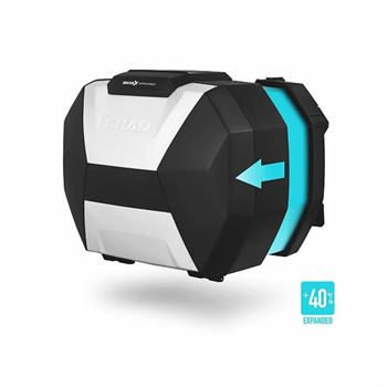 Bocní kufry SHAD SH38X hliník (sada 2 ks)