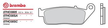 BRM 07HO30SA Brzdové desticky Brembo MOTO (predne)
