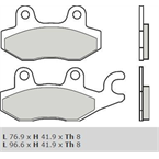 Brzdové desticky BREMBO BRM 07071XS