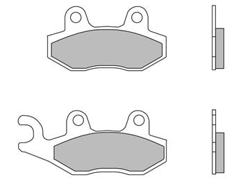 Brzdové desticky BREMBO