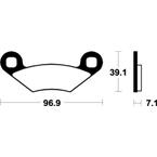 Brzdové desticky SBS MOTO