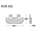 Brzdové doštičky LUCAS TRW MCB562SV