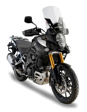 D 3105ST plexi čiré Suzuki DL 1000 V-STROM (14), vxš=500x395mm, o 220 mm vyšší než orig.