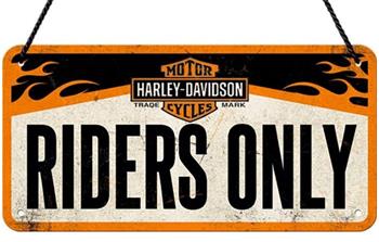 Harley Davidson hanging Sign "Riders" Size: 20 x 10 cm