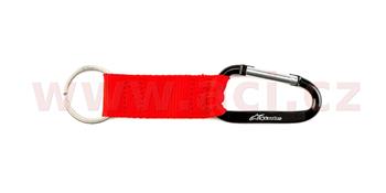 KLÚCENKA SNAP HOOK KEY FOB, ALPINESTARS (CERVENÁ)
