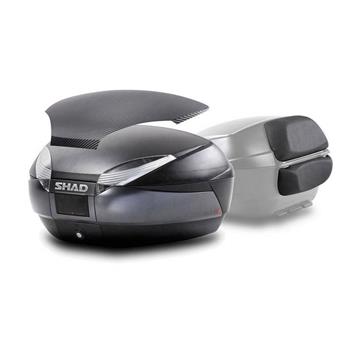 KUFOR 48 L + CARBON PLATO + OPIERKA + BOCNICA NOVÁ TMAVA ŠEDÁ SHAD AKCIA