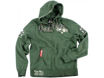 mikina Rusty Pistons RPSWM14 Grant green zip XL