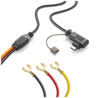 Napájací kábel pre Interphone Ridesync 5,5“, USB-C/batéria