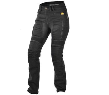 Nohavice Trilobite 661 Parado TUV CE ladies jeans black level 2