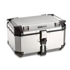 OBK 58A stříbrný horní kufr GIVI Trekker Outback hliníkový (Monokey topcase), objem 58 ltr.