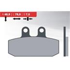 Organic brake pads 05 BRENTA FT3026  