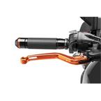 Páčka brzdy bez adaptéra dlhé orange/silver