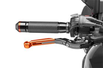 Páčka brzdy bez adaptéra extendable folding oranžovo/čierna