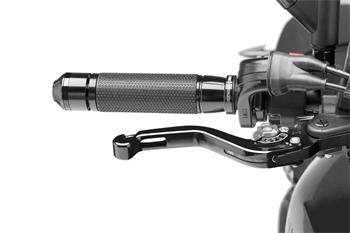 Páčka brzdy bez adaptéra krátke čierno / strieborné