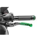 Páčka spojky bez adaptéra extendable folding green/silver