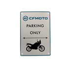 Plechová cedule CFMOTO Moto Parking