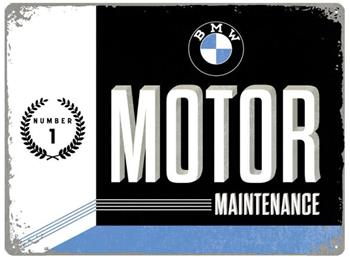 Plechová tabuľa BMW velkost : 400x300mm
