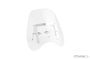 Plexi na motorku CHOPPER smoke univerzálne