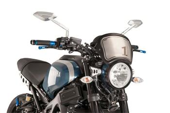 Plexi na motorku FRONTAL PLATE carbon look