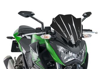 Plexi na motorku NEW. GEN SPORT carbon look