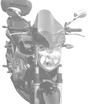 Plexi na motorku NEW. GEN SPORT červené