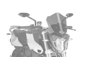Plexi na motorku NEW. GEN SPORT červené