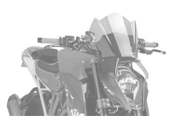 Plexi na motorku NEW. GEN SPORT priehľadné