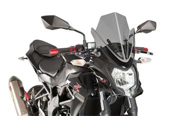 Plexi na motorku NEW. GEN SPORT tmavá dymová