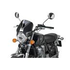 Plexi na motorku RETROVISION matná čierna smoke