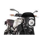 Plexi na motorku SEMI-FAIRING matná čierna čierna