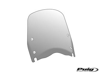 Plexi na motorku T.S. priehľadné