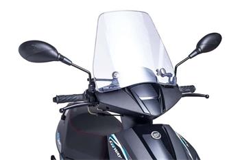 Plexi na motorku URBAN priehľadné