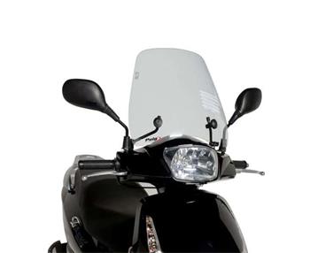 Plexi na motorku URBAN priehľadné