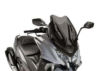 Plexi na motorku V-TECH LINE SPORT tmavá dymová