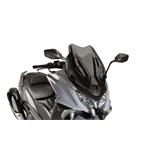 Plexi na motorku V-TECH LINE SPORT tmavá dymová