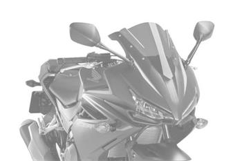 Plexi štít RACING carbon look