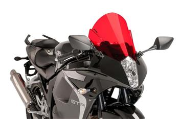 Plexi štít RACING červené