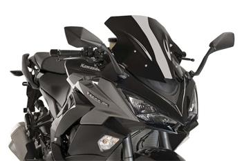 Plexi štít RACING čierna