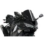 Plexi štít RACING čierna