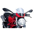 Plexi štít RACING smoke