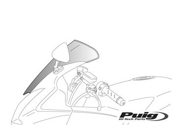 Plexi štít STANDARD žltá