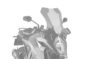 Plexi štít TOURING čierna