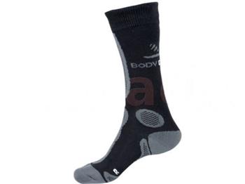 ponožky termo Inline, BODY DRY (černo/šedá)