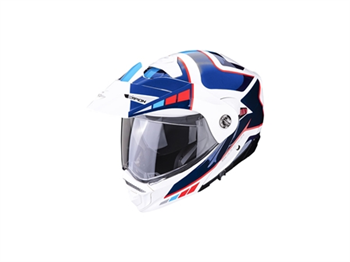 PRILBA ADX - 2 CAMINO PEARL WHITE-BLUE-RED