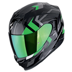 PRILBA EXO 491 SPIN BLACK GREEN