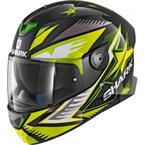 PRILBA SKWAL 2 DRAGHAL BLACK/GREEN/YELLOW M SHARK