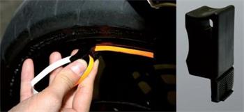 Proužky na kola s aplikátoremNEW LABEL