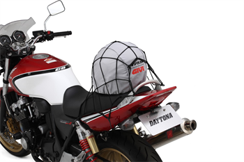 PRUŽNÁ BATOŽINOVÁ SIET S KOVOVÝMI HÁCIKY, DAYTONA (40 X 40 CM, CIERNA)